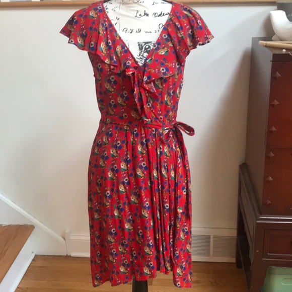 Maeve Dresses & Skirts - Anthropology red dress